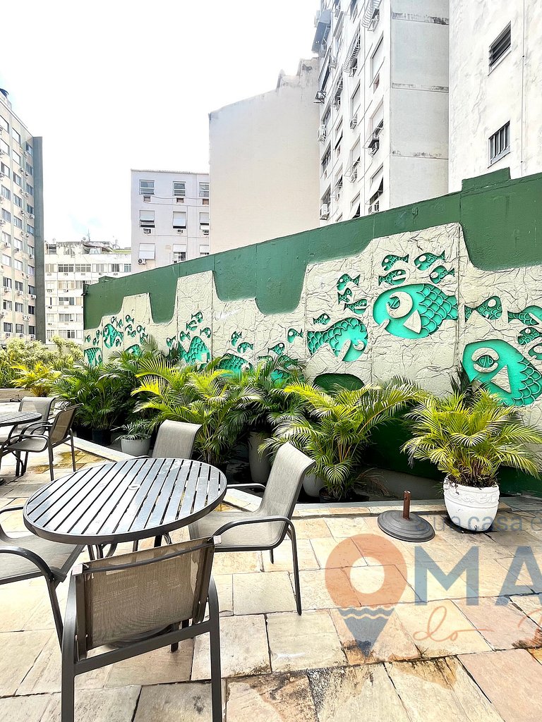 2Qtos a 5 min da Praia de Copacabana | BR 370/611