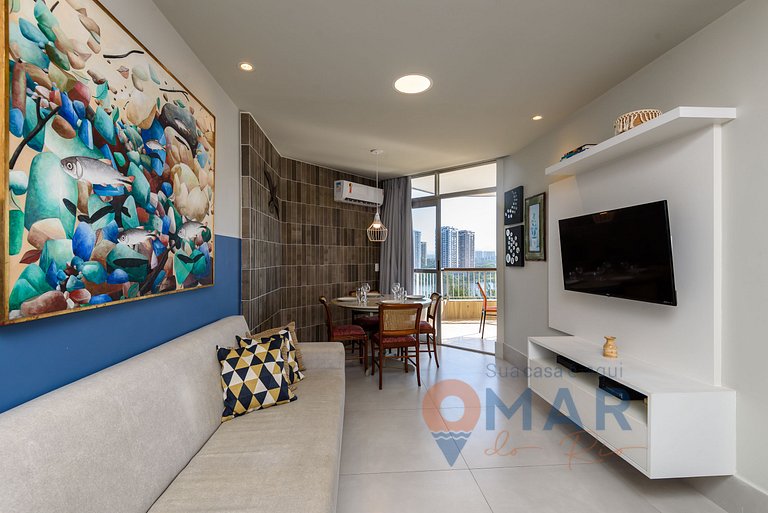 1BDR, balcón y vistas al mar en Barra |LC 6300/905