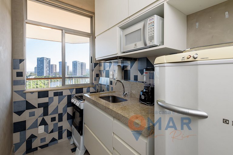 1BDR, balcón y vistas al mar en Barra |LC 6300/905