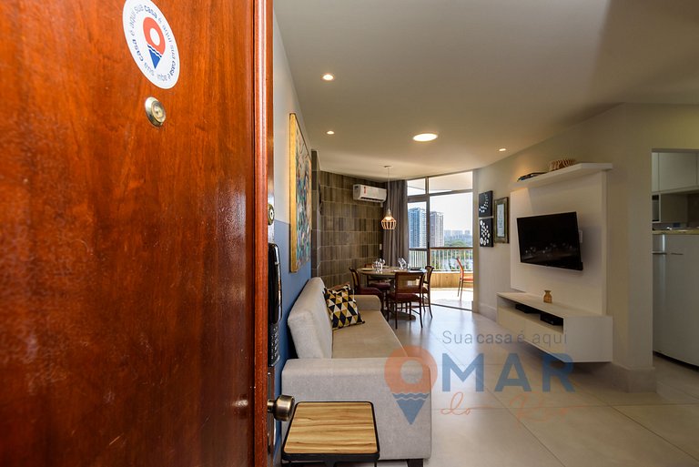 1 BDR, Balcony and Ocean View in Barra|LC 6300/905