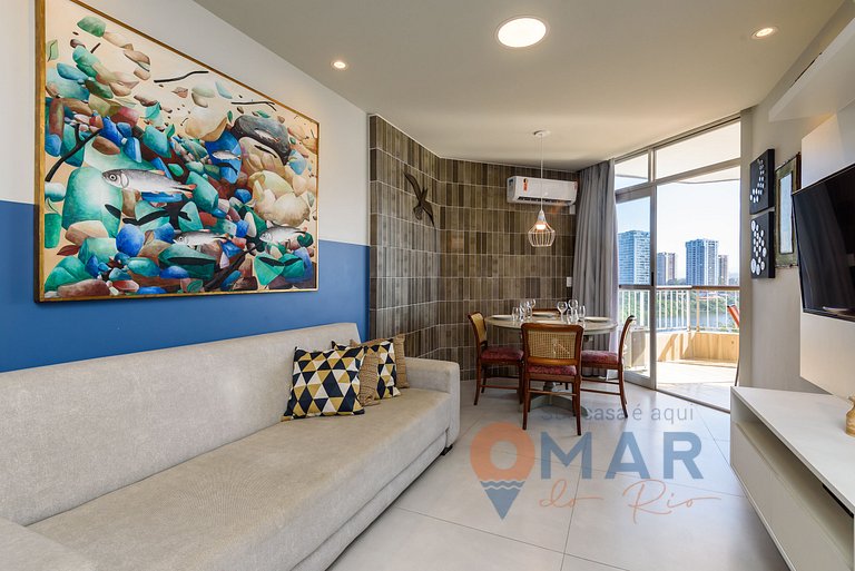 1 BDR, Balcony and Ocean View in Barra|LC 6300/905
