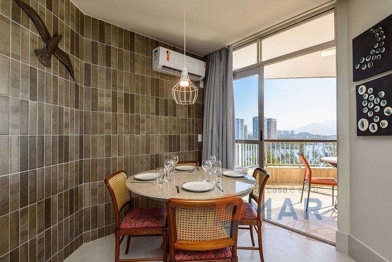 1BDR, balcón y vistas al mar en Barra |LC 6300/905