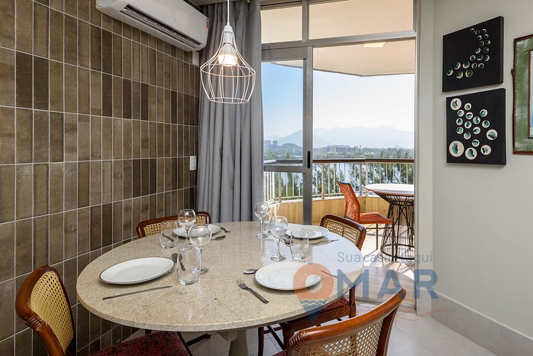 1BDR, balcón y vistas al mar en Barra |LC 6300/905