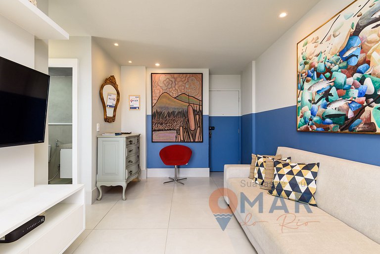 1BDR, balcón y vistas al mar en Barra |LC 6300/905