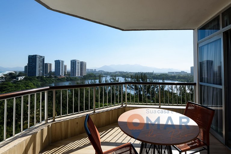1Qto, Varanda e Vista Mar na Barra | LC 6300/905