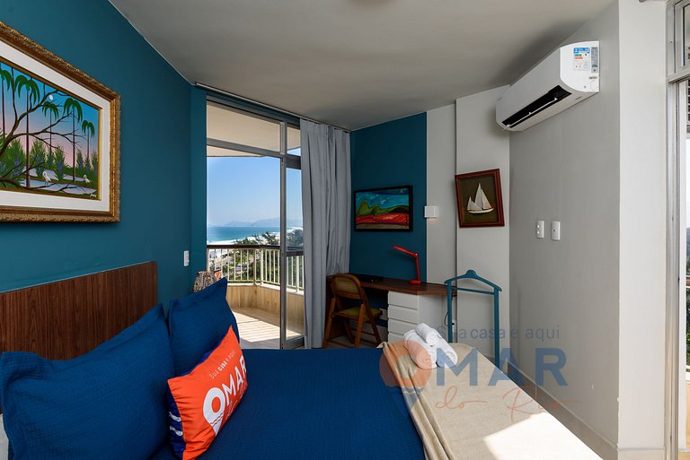 1BDR, balcón y vistas al mar en Barra |LC 6300/905