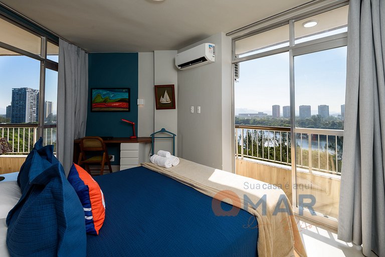 1BDR, balcón y vistas al mar en Barra |LC 6300/905