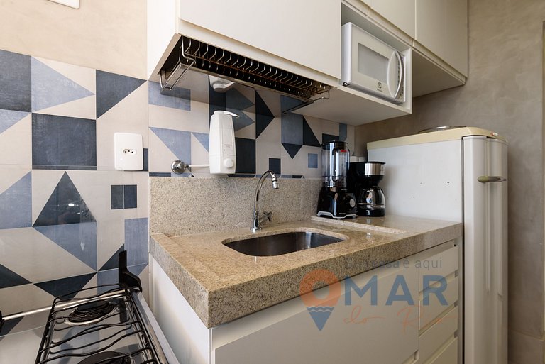 1BDR, balcón y vistas al mar en Barra |LC 6300/905