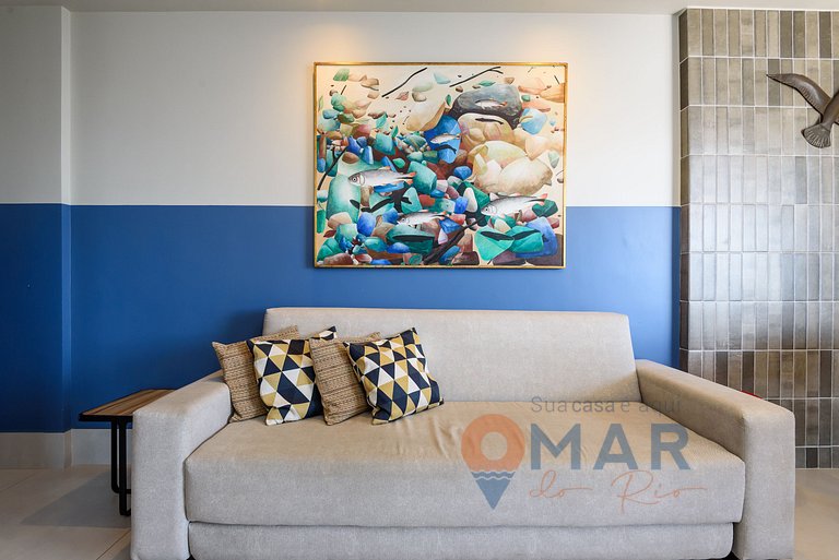 1 BDR, Balcony and Ocean View in Barra|LC 6300/905