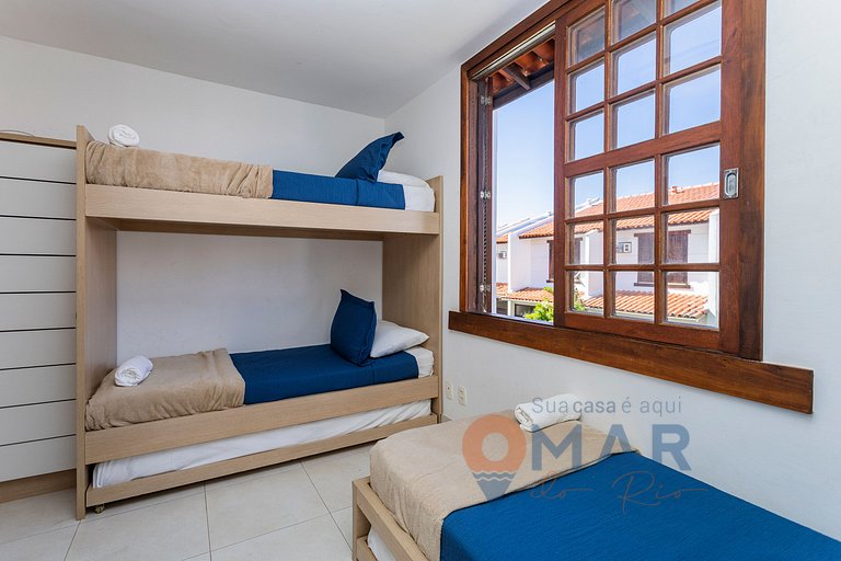 3-Bedroom Duplex with Pool in Cabo Frio | CDI 24