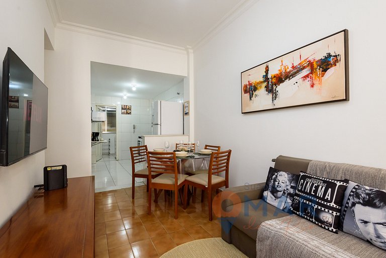1BDR, 2 Min de la Playa de Copacabana|NSC 1229/903