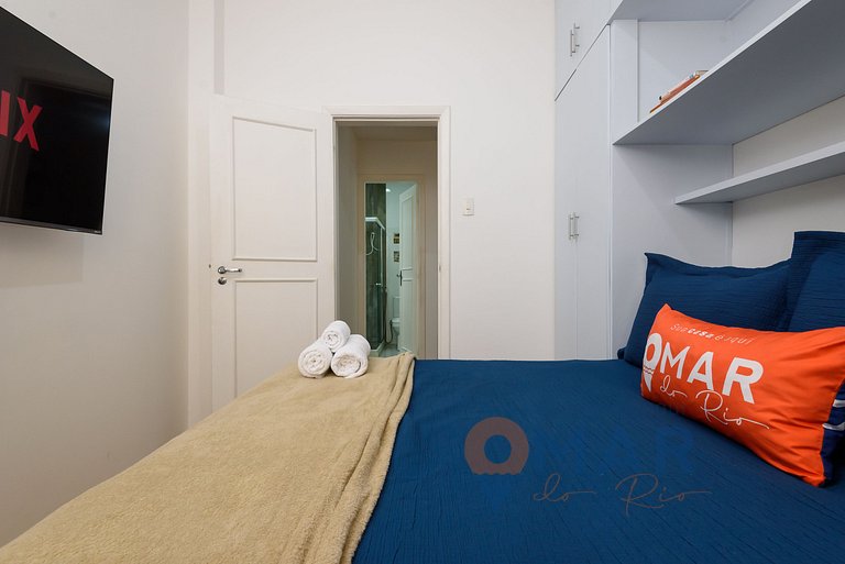 1BDR, 2 Min de la Playa de Copacabana|NSC 1229/903