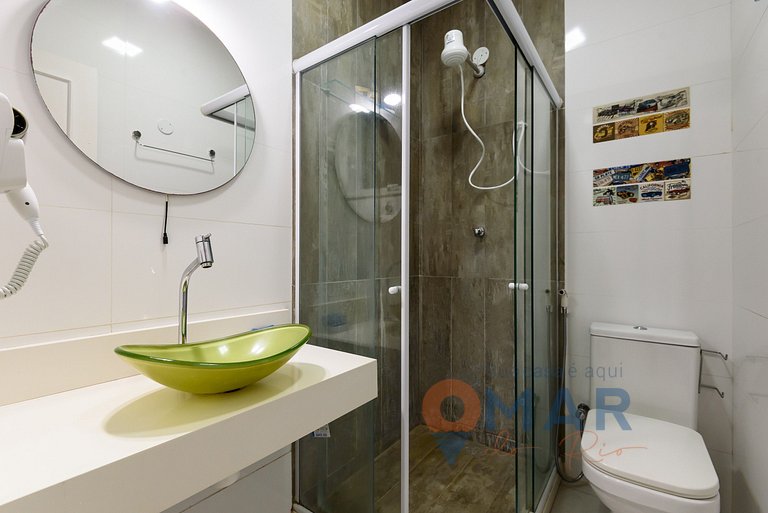 1BDR, 2 Min de la Playa de Copacabana|NSC 1229/903
