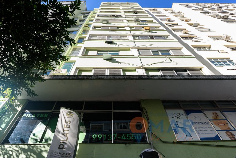 1 Qto a 2min da Praia de Copacabana | NSC 1229/903