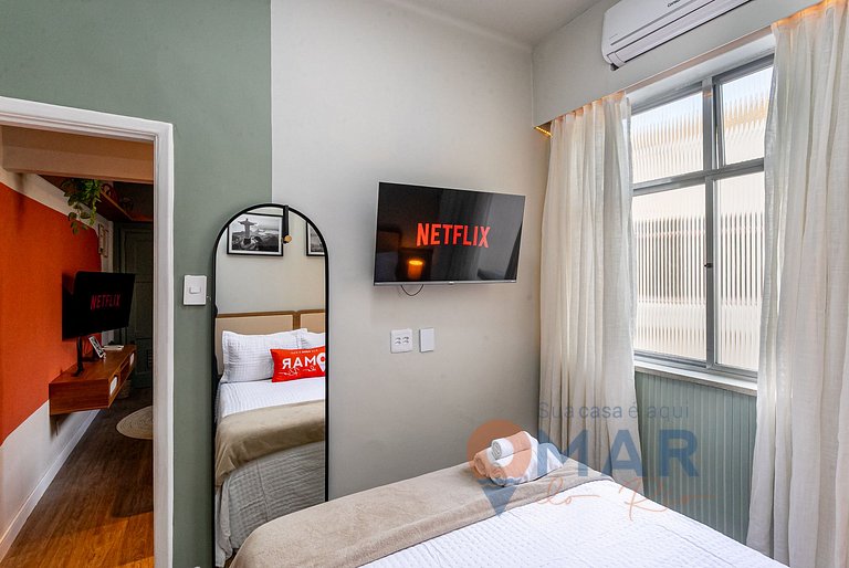1BDR a 3 min de la playa de Ipanema | JN 185/705