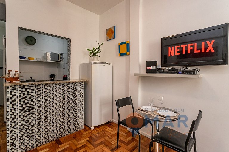 1Qto a 3min da Praia de Copacabana | JC 55/1008