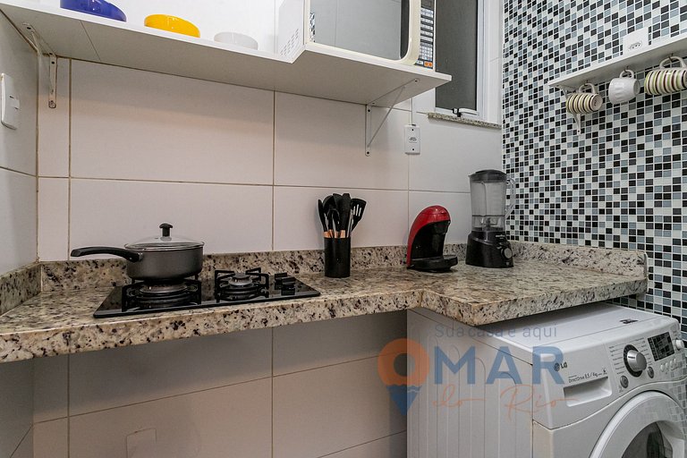 1BRD 3 Min from Copacabana Beach | JC 55/1008
