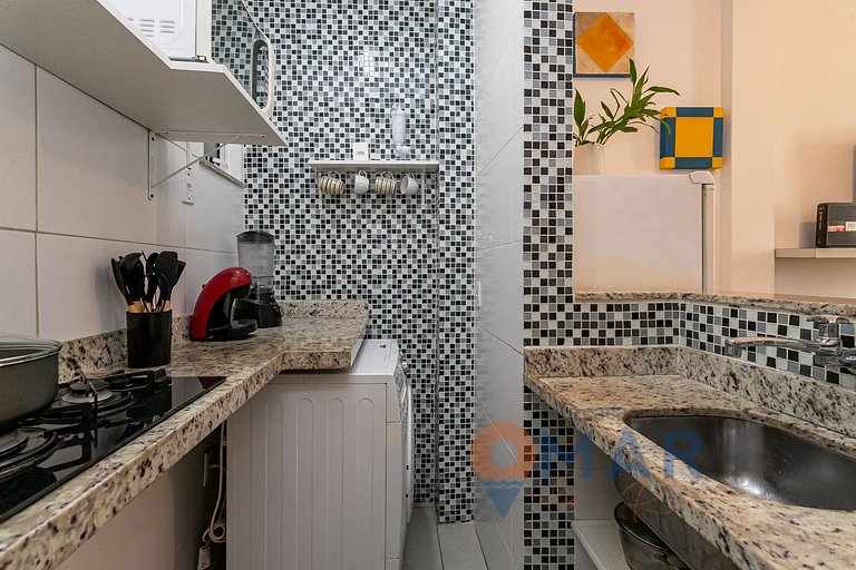 1BRD 3 Min from Copacabana Beach | JC 55/1008