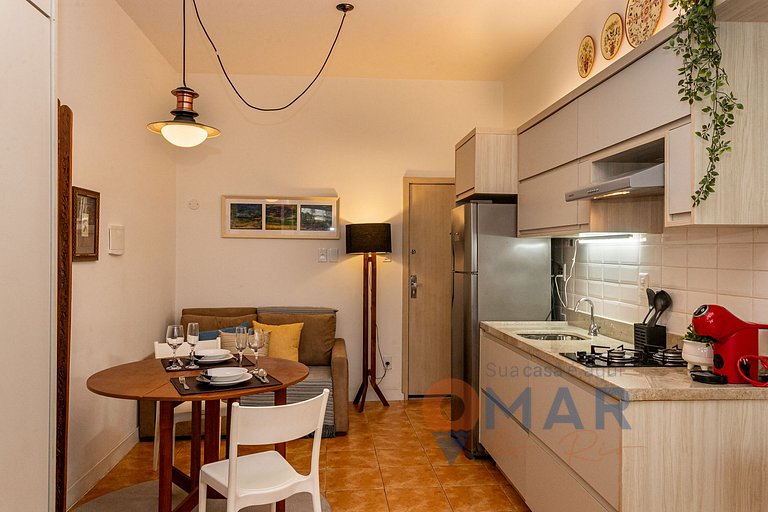 Studio 4 Minutes from Copacabana Beach | PF 78/602