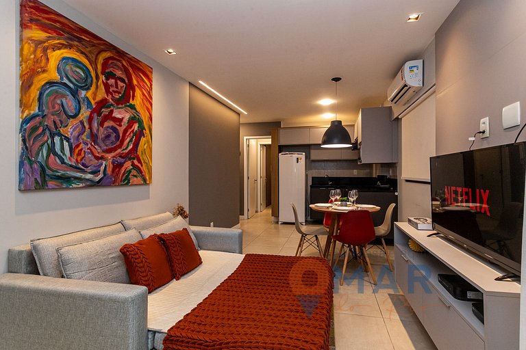 1BDR and Balcony in Copacabana | MRU 05/703
