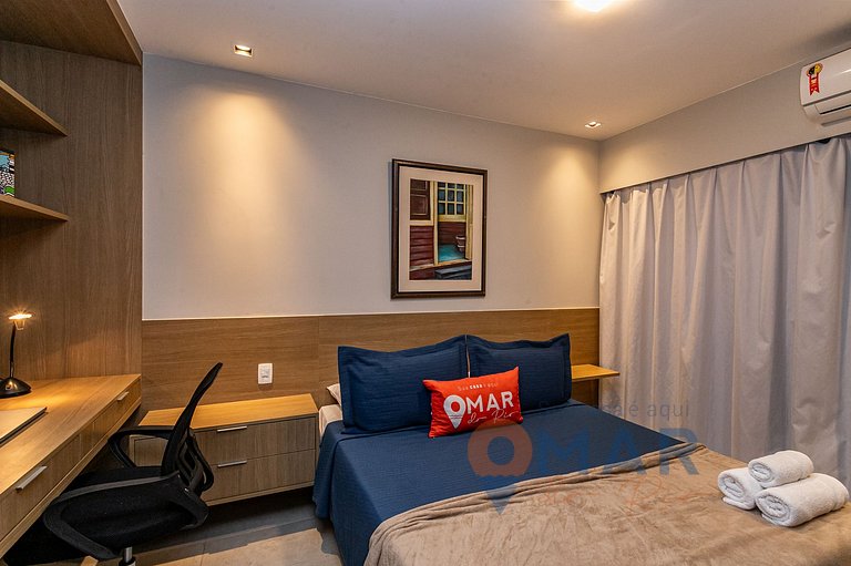 Quarto e Sala com Varanda em Copacabana|MRU 05/703