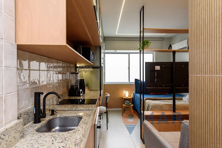 Studio a 1Min da Praia em Copacabana | A 3806/711