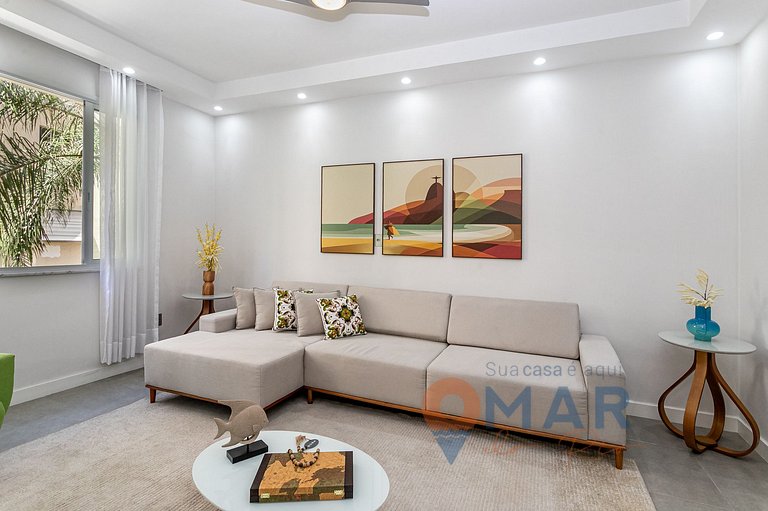 Sophisticated 3BDR 2 Min from the Beach|AS 130/502