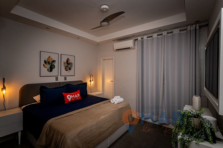 Estadía Elegante a 2 Min de la Playa |AS 130/502