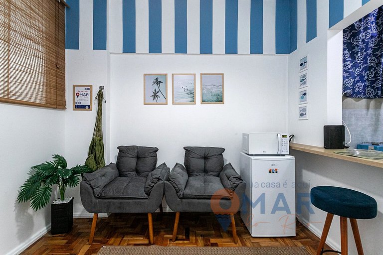 1BDR, 1 Min from the Sea in Copacabana |GS 738/507