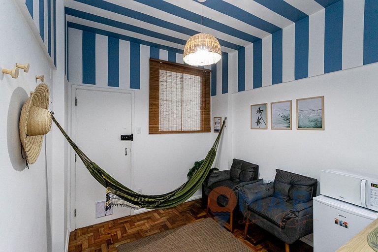 1BDR, 1 Min from the Sea in Copacabana |GS 738/507