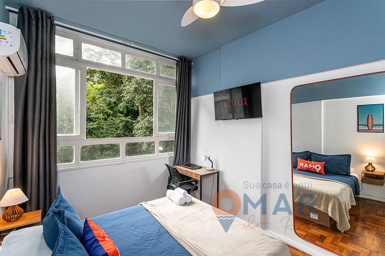 1BDR, 1 Min from the Sea in Copacabana |GS 738/507