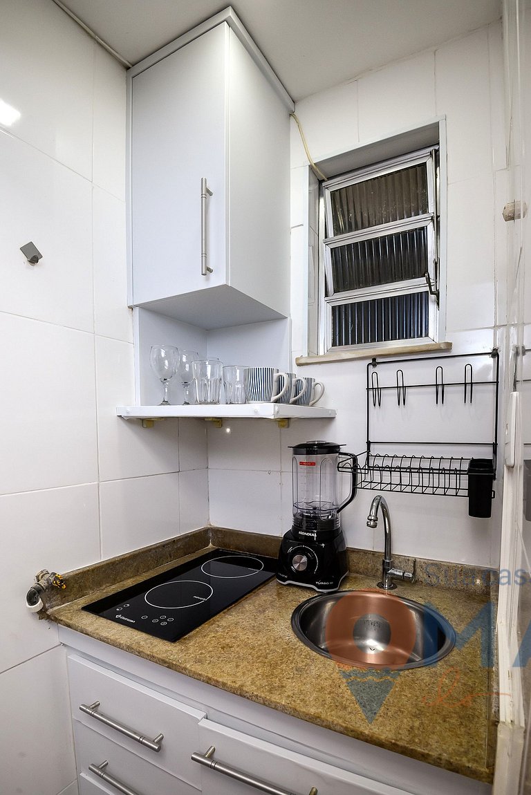 Estudio en Botafogo Cerca de la Playa| PB 356/1240