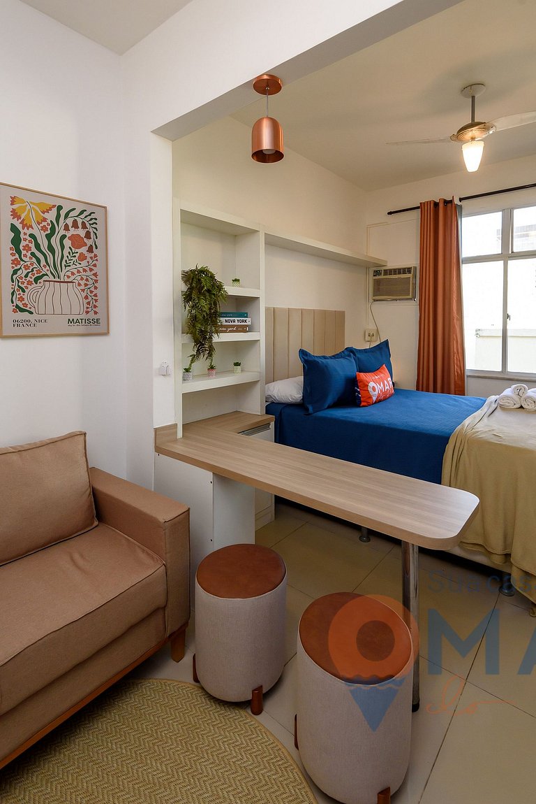 Studio in Botafogo Near the Beach | PB 356/1240