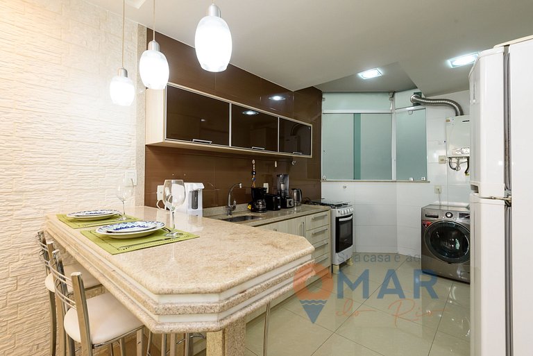 2Qtos a 5Min da Praia de Copacabana | BL 125/604