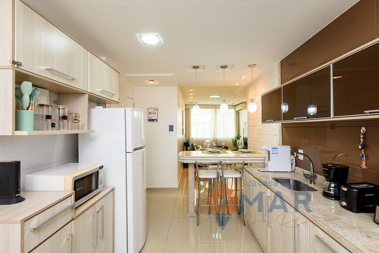 2HAB a 5 Min de la Playa de Copacabana| BL 125/604