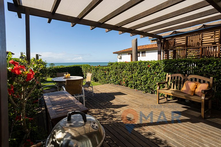 Casa Pé na Areia com Vista Mar em Búzios | CBR 7/7