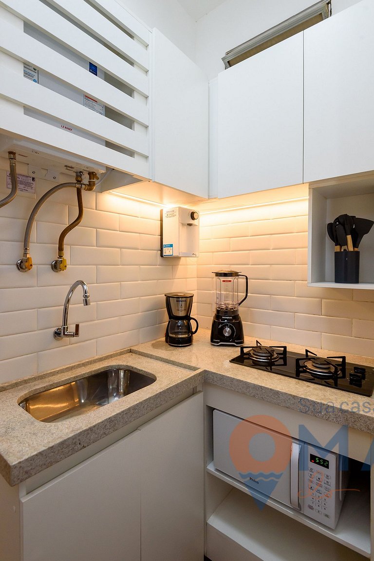 Estudio cerca del metro, 8min playa | SF 228/934
