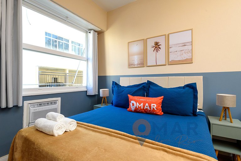 Studio perto do metrô e 8min da praia | SF 228/934
