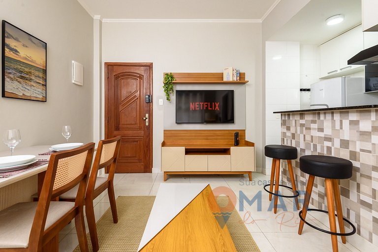 1Hab en Copacabana, 4min de la Playa | SC 86/906