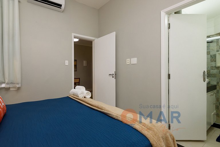 1Qto em Copacabana a 4min da Praia  | SC 86/906