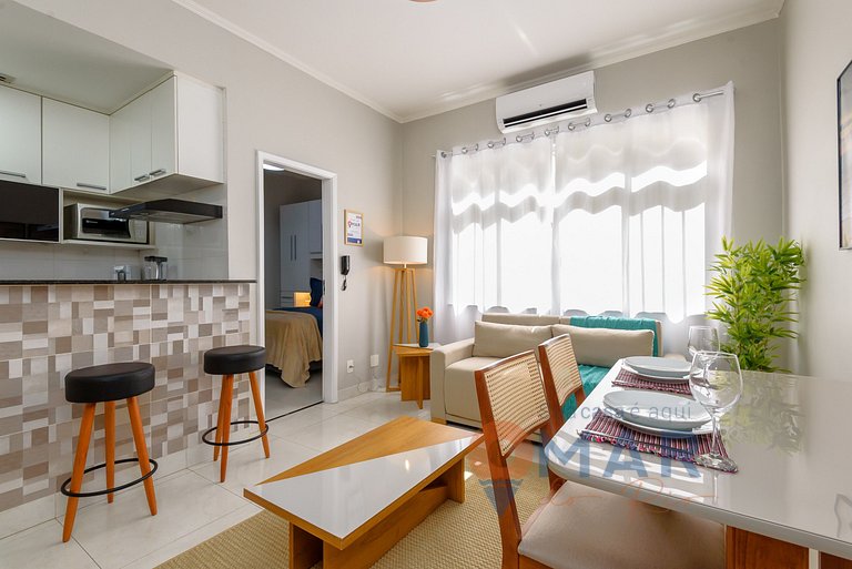 1Hab en Copacabana, 4min de la Playa | SC 86/906