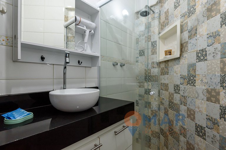 1Hab en Copacabana, 4min de la Playa | SC 86/906
