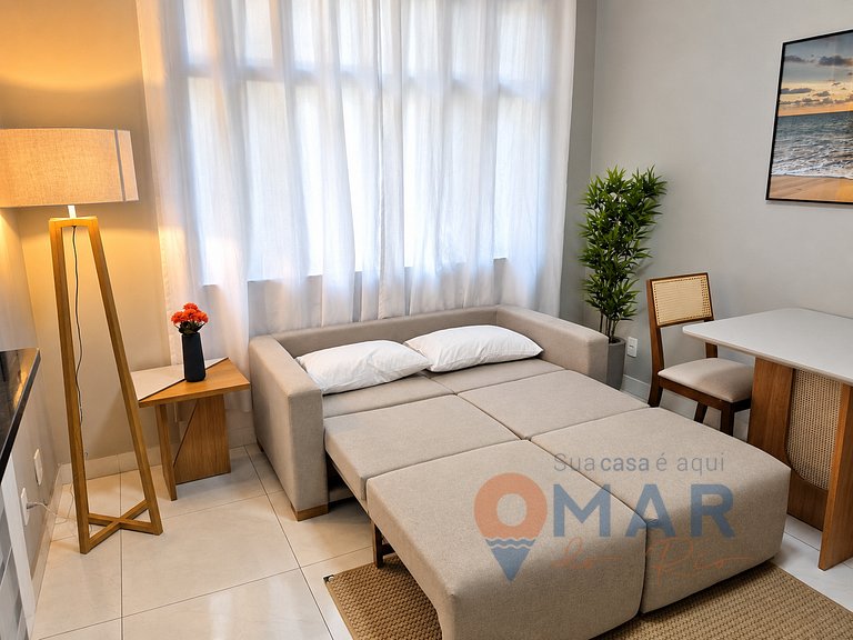 1Qto em Copacabana a 4min da Praia  | SC 86/906