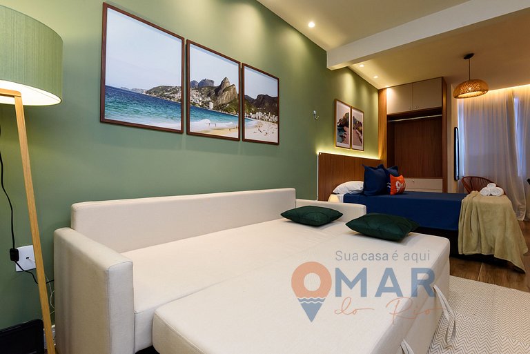 Studio 4 min from Copacabana Beach | RP 195/1001
