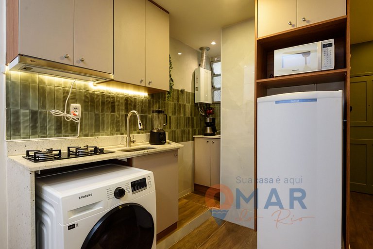 Estudio 4 min de la playa de Copacabana|RP195/1001