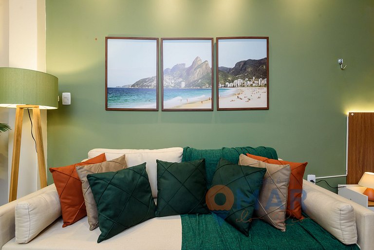 Estudio 4 min de la playa de Copacabana|RP195/1001