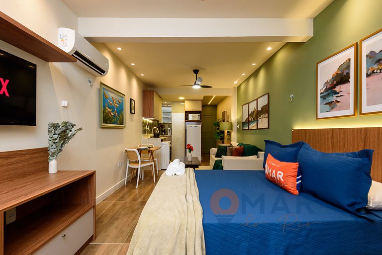Studio a 4 min da Praia de Copacabana| RP 195/1001