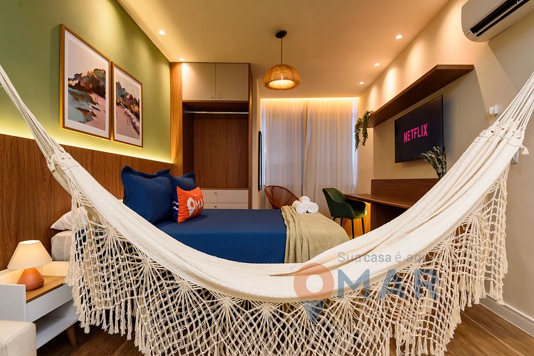 Estudio 4 min de la playa de Copacabana|RP195/1001