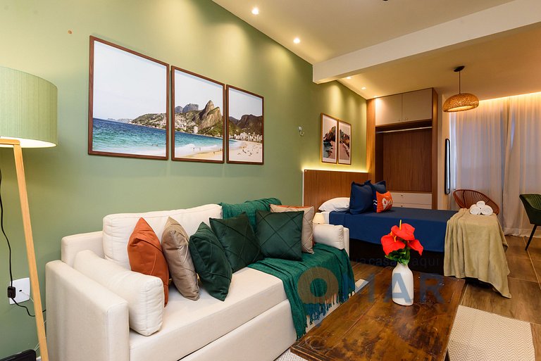 Studio a 4 min da Praia de Copacabana| RP 195/1001
