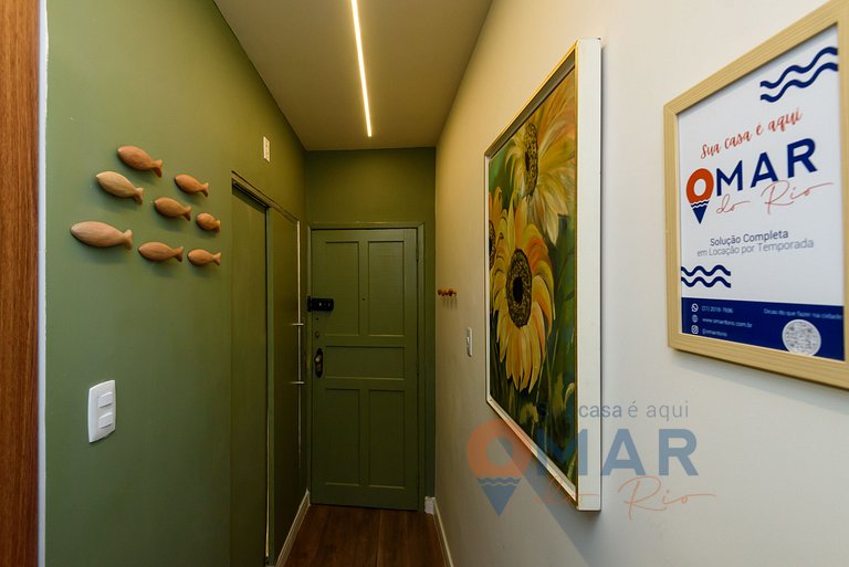 Studio 4 min from Copacabana Beach | RP 195/1001